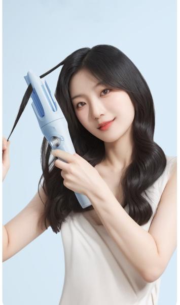 Portable Fast Heating Long-lasting Curls Hair Dryer Styler Cordless Curling Iron Titanium Flat Iron