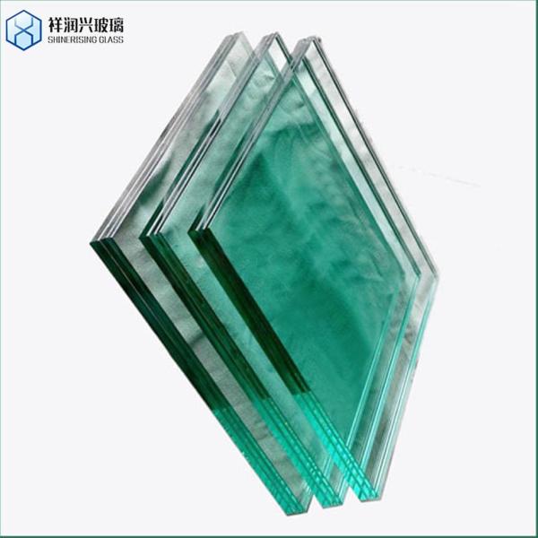 GB15763.2-2005 Standard 12.76 mm Laminated Float Glass with Flat Polished Edge Work