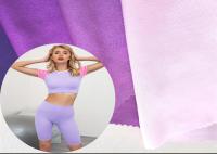 Quick Dry Warp Knitted Stretch 82 Polyester 18 Spandex Fabric For Yoga Sportswear