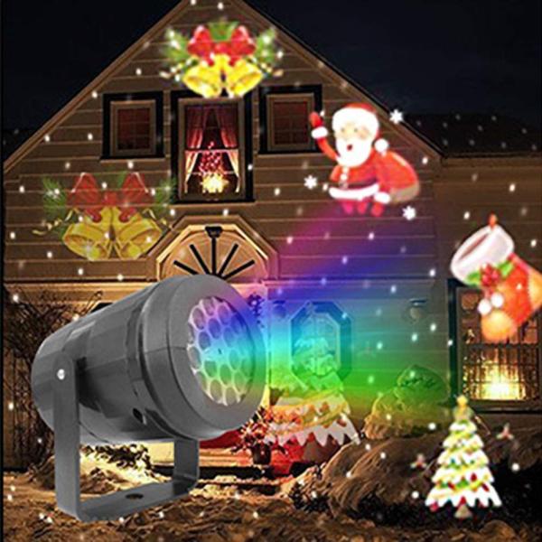 IP44 5000K Proyector láser de Navidad 16 imágenes Luces de Proyector de Navidad