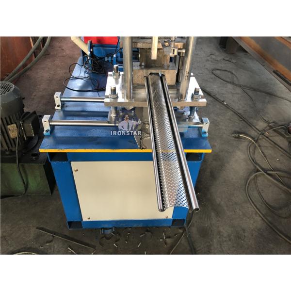 PLC Control Punching Hole Shutter Door Roll Forming Machine Customized Garage Shutter Making Machine Punching Hole Rolling Shutter Door Roll Forming Machine Galvanized Steel Door Slat Production Line