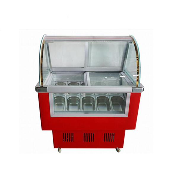Gelato Ice Cream Display Freezer/ Ice Cream Refrigerator Showcase Display