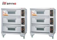 Four commercial électrique d'acier inoxydable de capacité de plate-forme d'Oven Three de plate-forme de boulangerie