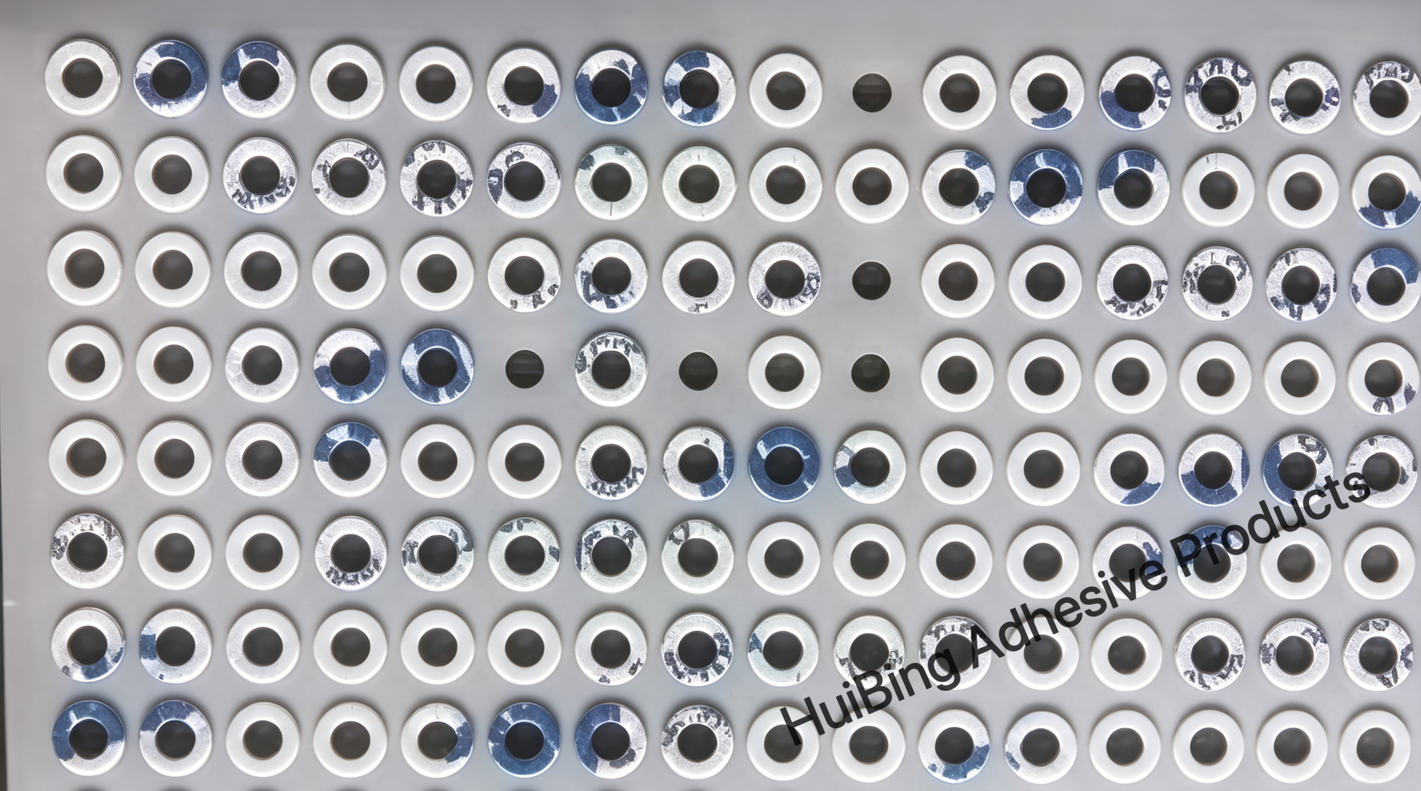 Small Hole Die Cut 0.15mm Double Coated Tissue Tape 9448A with High Temperature Resistance