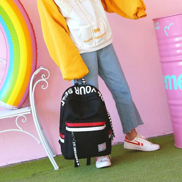 New backpacks fashion letters print small fresh leisure all-purpose schoolgirl backpack wholesale