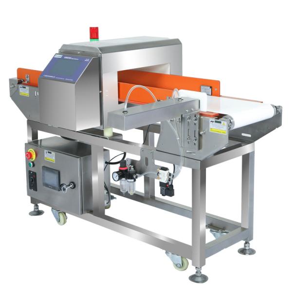 Industrial Factory Barbecue Meat Food Safety Conveyor Automatic Rejection Metal Detector Machine