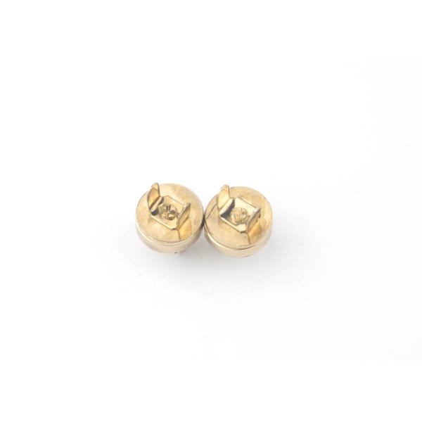 Metal Bag Magnetic Button Brass Material 14mm Diameter K2279 Magnetic Handbag Fasteners