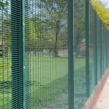 Hole Opening 12.7mmX76.2mm 358 Anti Climb Fence Pvc Coated