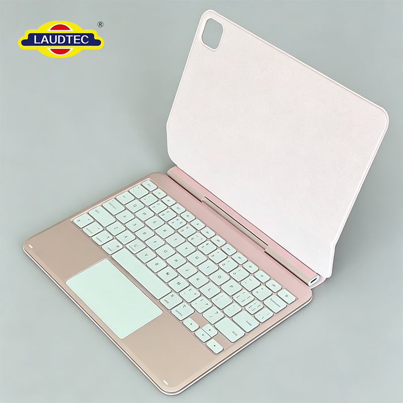 Aluminum Alloy Waterproof Ultra-Slim Backlit Keyboard Case for iPad 11/12.9/13 BT Smart Keyboard Cover OEM Supported