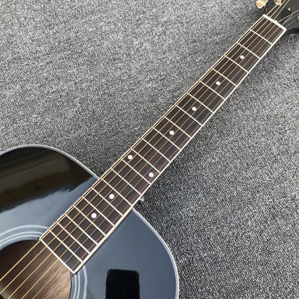 2019 Factory custom 6 acoustic guitar black Billie Joe electric acoustic electric guitar Free Shipping