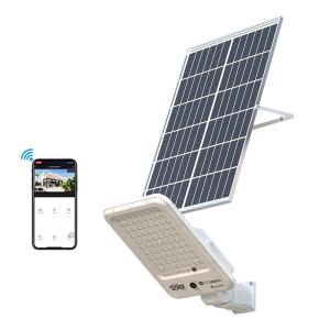 White CCTV Solar Sensor Security Light Aluminum Alloy