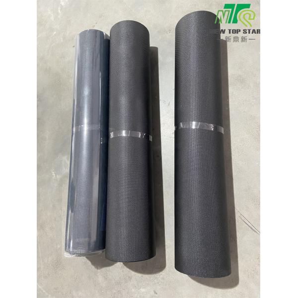 Prenda impermeable sida la base acústica negra del Underlayment del suelo del vinilo del modelo de la galleta del piso de flotación