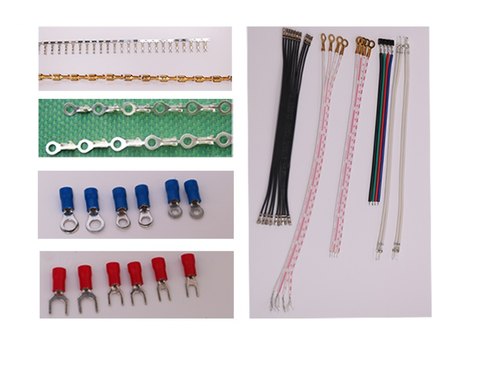 Two Sides Automatic Terminal Crimping Machine 4800 Pcs/H Automatic Wire Crimping Machine 0.05-2mm2