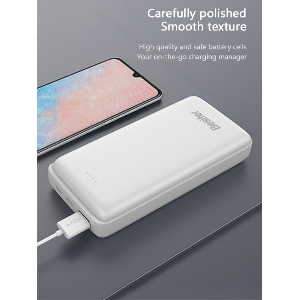 PD 18W Slim Portable Power Bank Smart Quick Charging 3.0 20000Mah 22.5w
