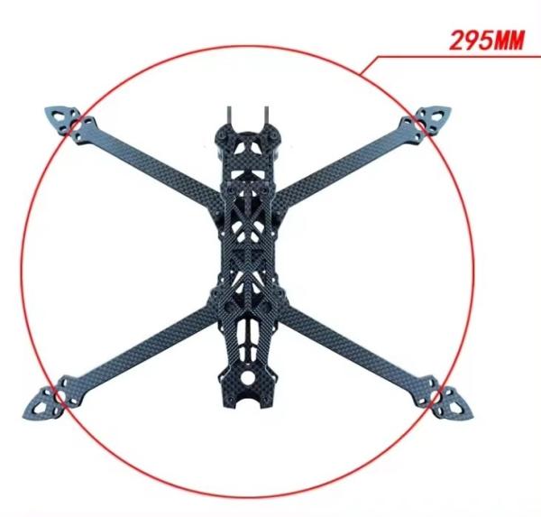 Mark4 7-Inch/8-Inch RC FPV Quadcopter Kit 900KV Brushless Motor 5mm Carbon Fiber Frame Drones Accessories for Mavic Racing 295mm