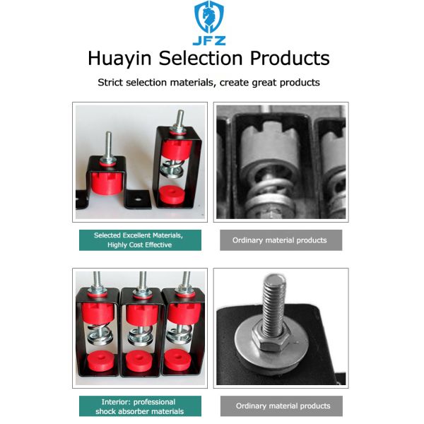 Resilient Joiner Bracket Ceiling Rubber Vibration Isolator