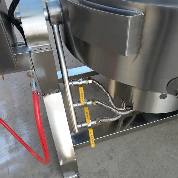 Electric Stirring Jacketed Kettles Automatic Cook Mixer Machine Juice Chicken Sweeping Jacket Kettle Cooker Curry Popcorn
