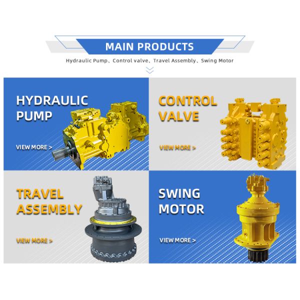 Pour les excavateurs de Komatsu, chargeurs, bulldozers, pompes de ventilateur, moteurs de ventilateur, pompes de direction. Gamme complète de modèles. Qualité fiable. Guangzhou Tieqi Engineering Machinery