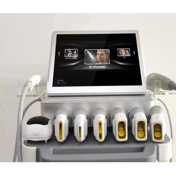 7D HIFU Beauty Machine Liposonic Vaginal Tightening Gold RF 3 In 1 Beauty Machine