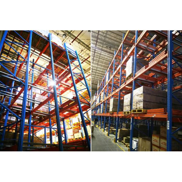 Push Back Pallet Racking High Density Warehouse Storage Racking Push Back Rack