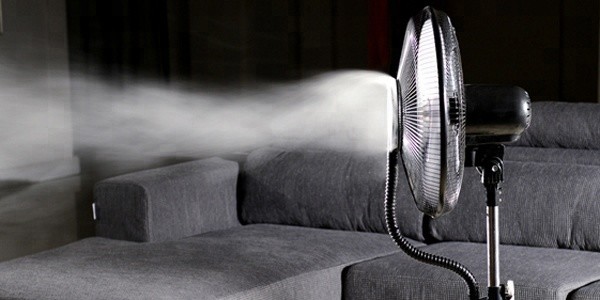 Big Electric Industrial Wheels Mist Cooling Fan Low Power Consumption 26 Inch 30 Inch