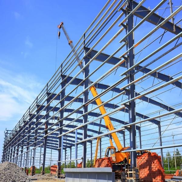Structure en acier de faisceau H soudé cadre principal pour bâtiment de cadre métallique durable et personnalisable