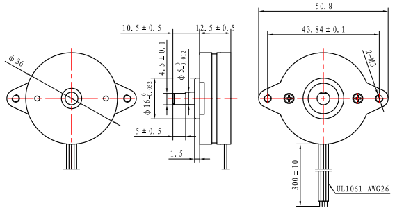 DC Stepper мотора 6V Nema 14 Casun 0.3A для машины видеоконференции