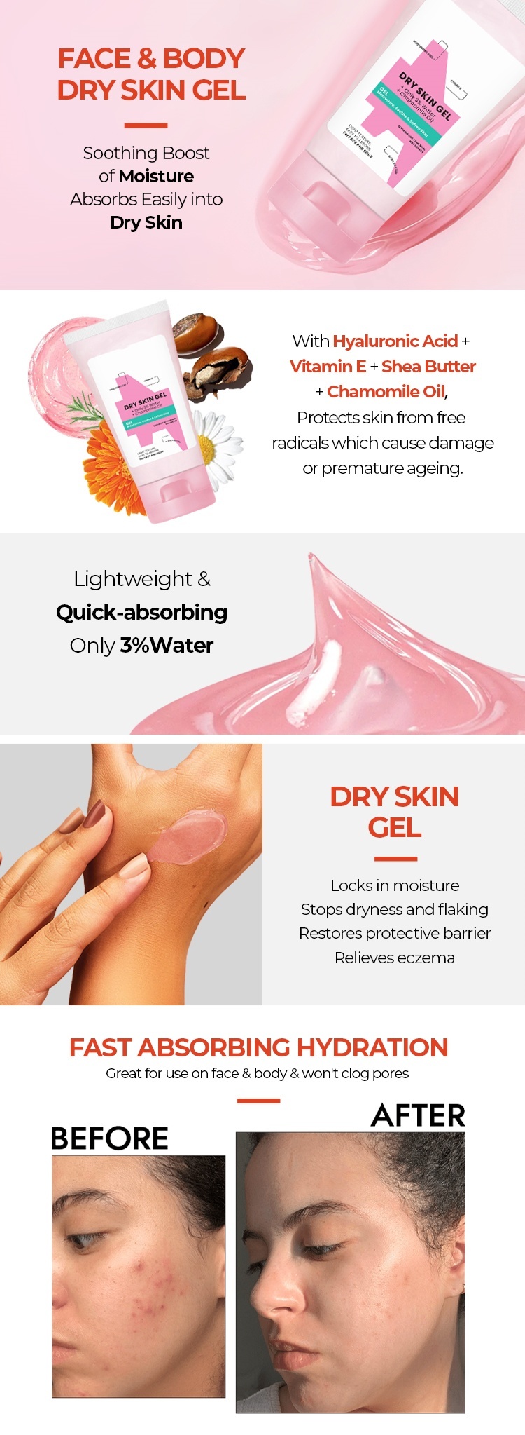 OEM ODM Korean Brand Skin Care Cream Moisturizing face cream Moisturizing Acne Skin Care Products Whitening Anti aging Firming Cosmetic Moisturizing Cream
