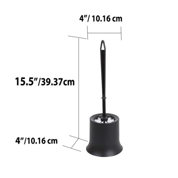Popular Black Toilet Brush And Holder Brush Storage Box Cleaning Ball