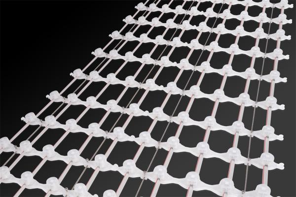 12V Window Glass LED Mesh Display 4000nits P60 with Taiwan Epistar LED Chip IP67