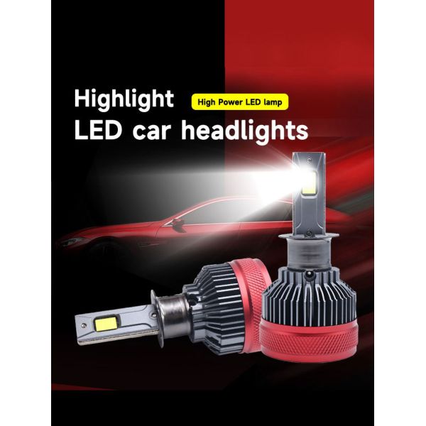 New Condition H3 Universal Car LED Headlights 24V Auto Lighting System Canbus Function H1 Bulb Shape Full Data White 6500k