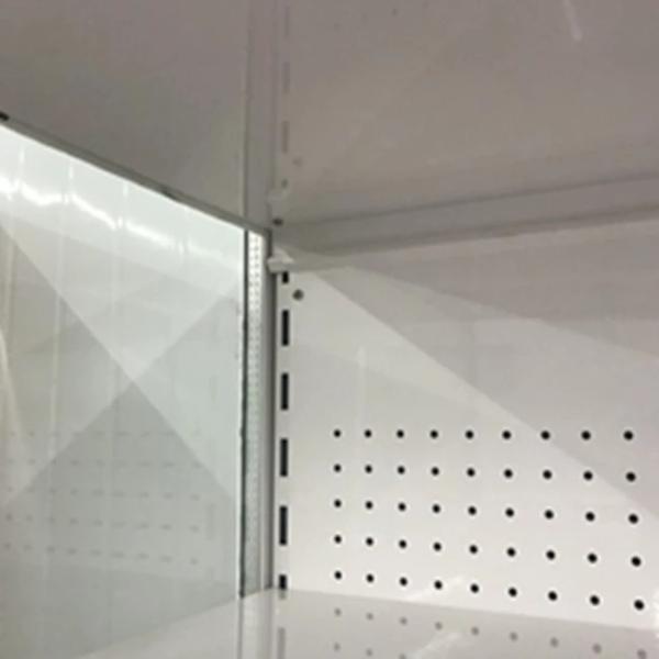 Замораживатель острова супермаркета зеленого цвета & здоровья с дверью сползая стекла для замороженных продуктов