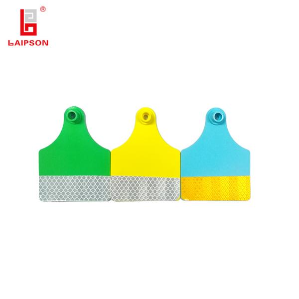 Comércio por grosso TPU Reflector Animal Ear Tag com números de laser para gado de vacas e ovelhas