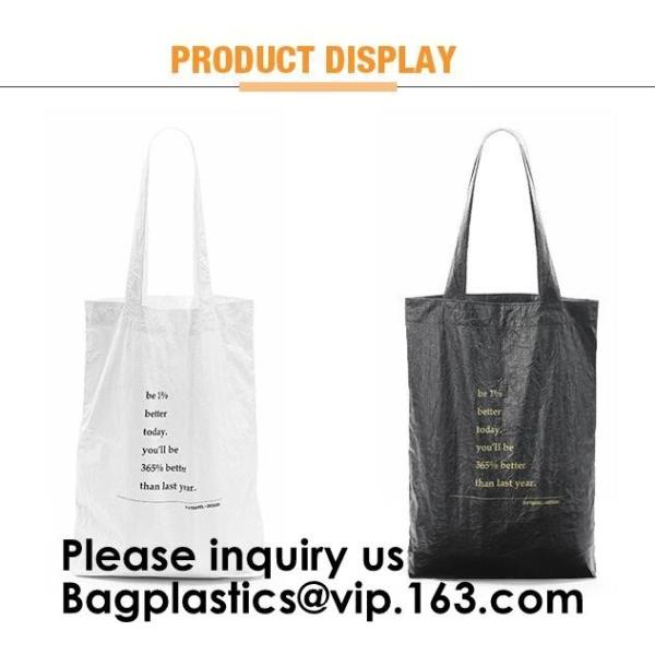 Tyvek Reversible Reusable Shopping Tote Beach Pool Travel Bag Ultra Soft FOLDABLE Material,Reusable Grocery Bag, Easily