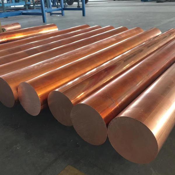 Chrome Alloy Parts Zirconium Copper Round Bar CuCrZr Copper Hardness C18150 Copper Bar/Plate/Disk