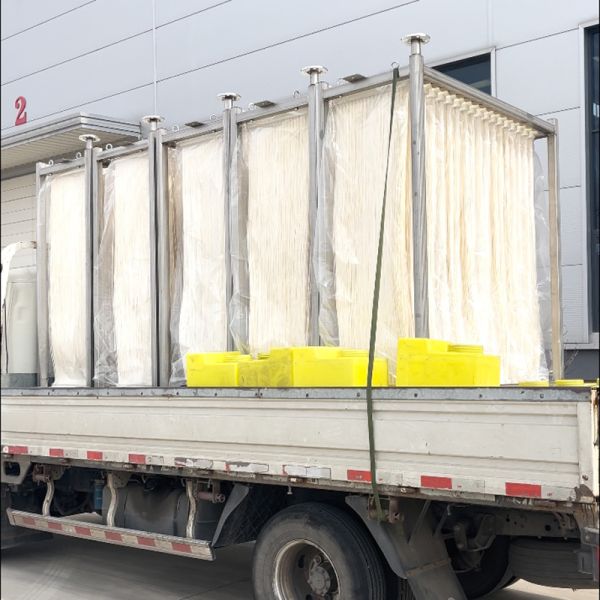 PVDF Hollow Fiber MBR Membrane with 0.1 μm Filtration Precision and Anti-fouling Material for Wastewater Treatment