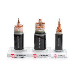 Câble d'alimentation isolé XLPE 0,6/1kV IEC60502-1/SPLN 43-6 500 M Commande minimale, gaine noire ou couleur personnalisée