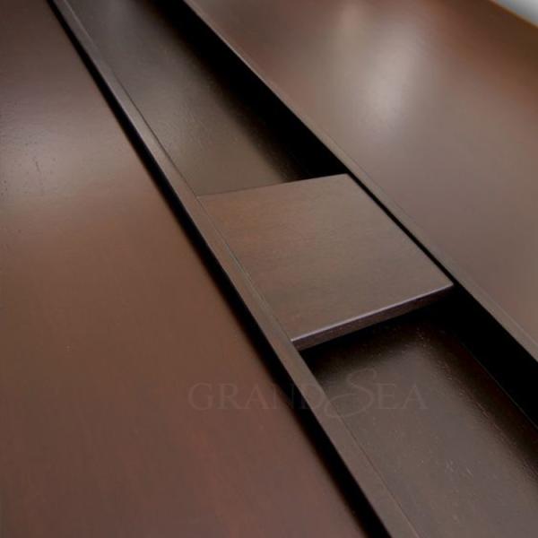 American Style High Quality Anti Theft Aluminum Solid Wood Metal Stainless Steel Security Front Entrance Pivot Door