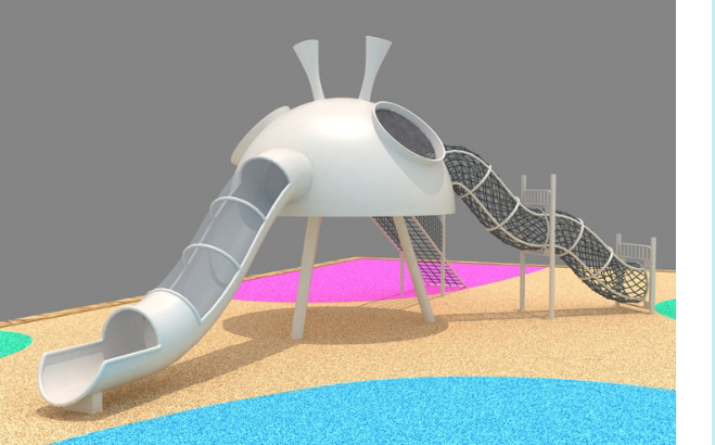 Immersive-Themed Stainless Steel & PE Composite Slides – Where Art Meets Adventure in Every Playground
