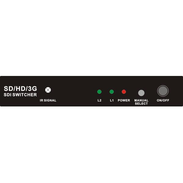 HD DC 5V 1A 1080P 2 x 1 SDI Signal Switcher