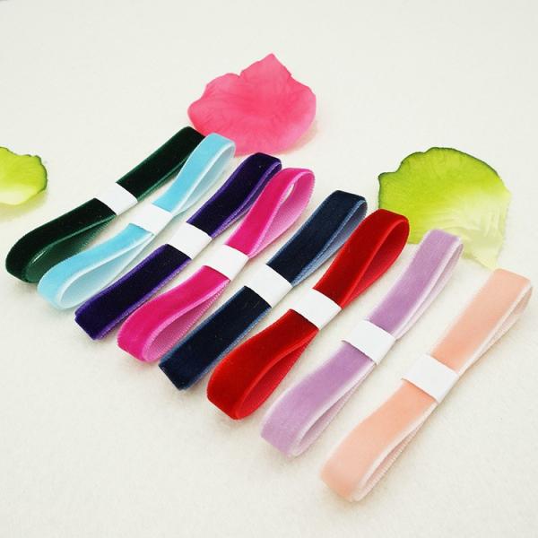 4 Colors Velvet Bows Hair Clips for Girls Up to 4 Level Color Fastness and Eco-friendly