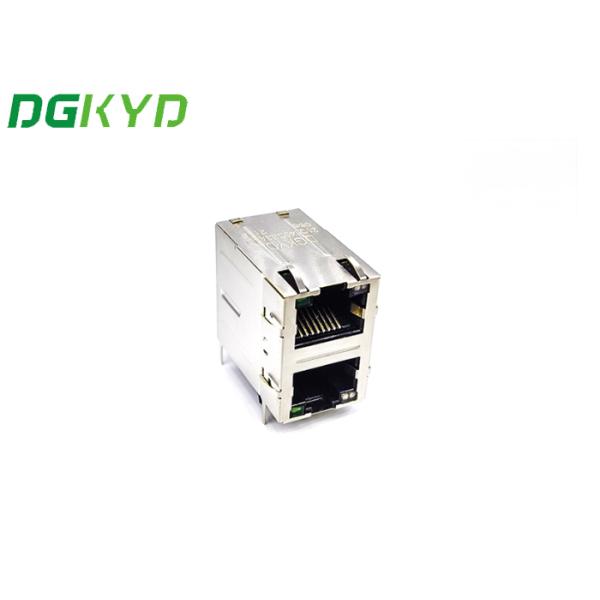 Соединитель 2x1 2 гаван Rj45 Джек возместил St/JK с фильтром локальных сетей СИД