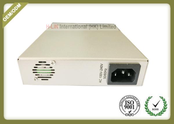 Two SFP + Ports Optical Media Converter Support In - Band Management