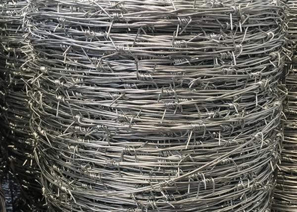 12x12 3.2mm Hot Dipped Galvanized Wire Silver 14x14 Barbed Wire