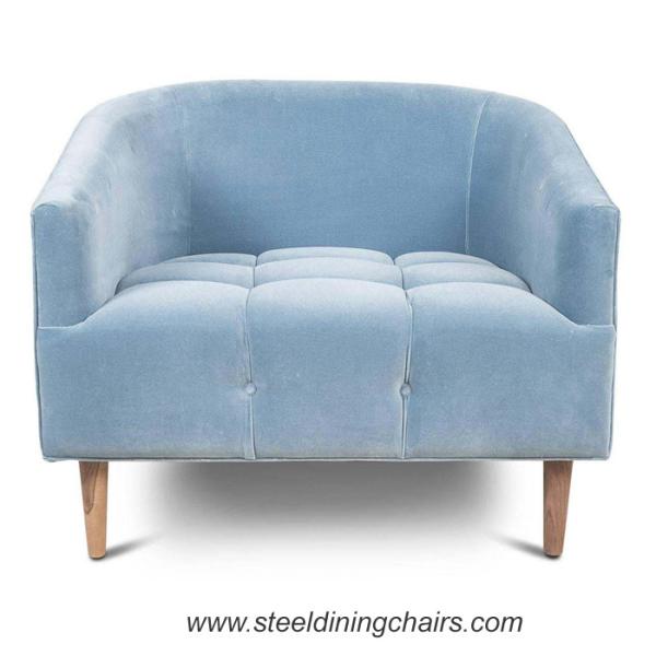 American Leisure Sitting Room Clothing 78cm 70cm Velvet 1 Seater Sofa Chair