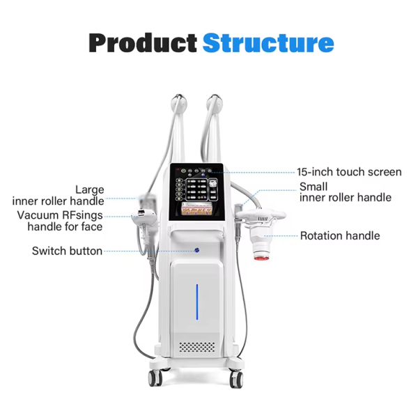 Newest 4 in 1 Vertical Endermology Facial Skin Lift Body-contouring 360 Inner Ball Roller Machine Rotation Body Shape Machine