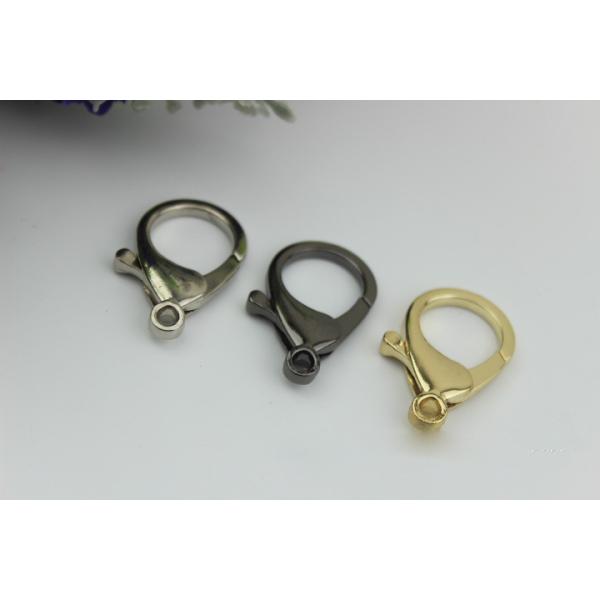 Fashion zinc alloy bag metal mini lobster claw clip snap hook match with metal chain