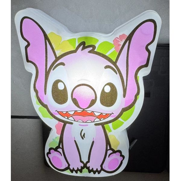 Plug In Night Light Lamp Stitch Cartoon Night Light On Off Switch Included for Comfortable Night Lighting