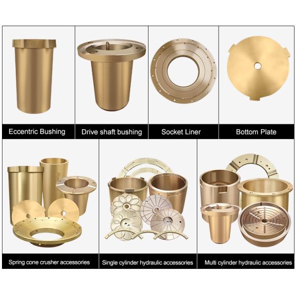 C86300 Hydraulic Stone Crusher Parts Manganese Bronze Multi Cylinder Copper Ring