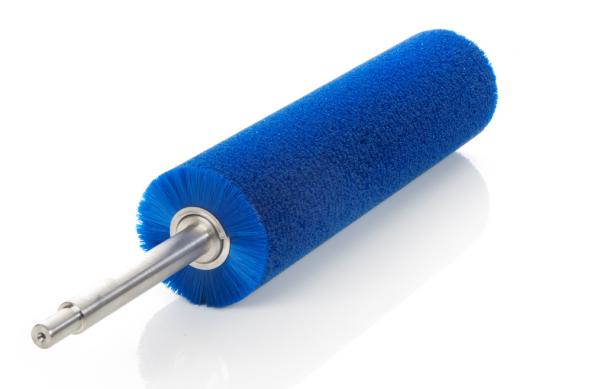 Rolo exterior da bobina da limpeza industrial flexível espiral de nylon da escova de aço inoxidável